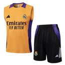 Conjunto Real Madrid Treino Regata 24/25 - Laranja - Futx Brasil