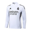 Conjunto Agasalho Treino Real Madrid 25/26 - Branco - Futx Brasil