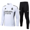 Conjunto Agasalho Treino Real Madrid 25/26 - Branco - Futx Brasil