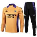 Conjunto Agasalho Treino Real Madrid 24/25 - Laranja - Futx Brasil