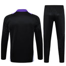 Conjunto Agasalho Treino Real Madrid 24/25 - Preto e Roxo - Futx Brasil