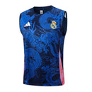 Conjunto Real Madrid Treino Regata 24/25 - Azul Dragão - Futx Brasil
