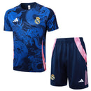 Conjunto Real Madrid Treino 24/25 - Azul Dragão - Futx Brasil
