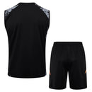 Conjunto Real Madrid Treino Regata 24/25 - Cinza Dragão - Futx Brasil