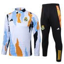 Conjunto Agasalho Treino Real Madrid 24/25 - Branco - Futx Brasil
