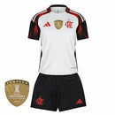 Conjunto Infantil Flamengo II 25/26 - Branco - Futx Brasil