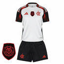 Conjunto Infantil Flamengo II 25/26 - Branco - Futx Brasil