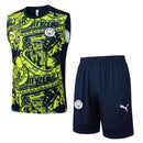 Conjunto Manchester City Treino Regata 24/25 - Amarelo - Futx Brasil