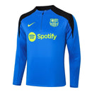 Conjunto Agasalho Treino Barcelona 24/25 - Azul - Futx Brasil