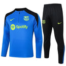Conjunto Agasalho Treino Barcelona 24/25 - Azul - Futx Brasil
