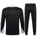Conjunto Agasalho Treino Barcelona 24/25 - Preto e Branco - Futx Brasil