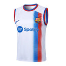Conjunto Barcelona Treino Regata 24/25 - Branco - Futx Brasil