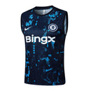 Conjunto Chelsea Treino Regata 24/25 - Azul Escuro - Futx Brasil