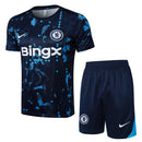 Conjunto Chelsea Treino 24/25 - Azul Escuro - Futx Brasil