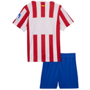 Conjunto Infantil Atlético de Madrid I 25/26 - Branco e Vermelho - Futx Brasil