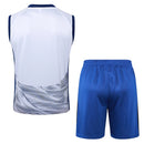 Conjunto Inter de Milão Treino Regata 24/25 - Branco - Futx Brasil