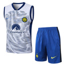 Conjunto Inter de Milão Treino Regata 24/25 - Branco - Futx Brasil