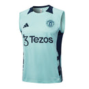 Conjunto Manchester United Treino Regata 24/25 - Azul Turquesa - Futx Brasil