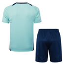 Conjunto Manchester United Treino 24/25 - Azul Turquesa - Futx Brasil