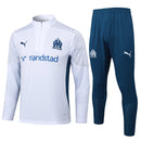 Conjunto Agasalho Treino Olympique de Marseille 24/25 - Branco - Futx Brasil