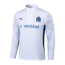 Conjunto Agasalho Treino Olympique de Marseille 24/25 - Branco - Futx Brasil