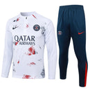 Conjunto Agasalho Treino PSG 24/25 - Branco - Futx Brasil