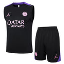 Conjunto PSG Treino Regata 24/25 - Preto - Futx Brasil