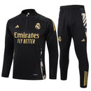 Conjunto Agasalho Treino Real Madrid 24/25 - Preto - Futx Brasil
