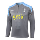 Conjunto Agasalho Treino Tottenham 24/25 - Cinza - Futx Brasil