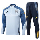 Conjunto Agasalho Treino Boca Juniors 24/25 - Azul Claro - Futx Brasil