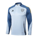 Conjunto Agasalho Treino Boca Juniors 24/25 - Azul Claro - Futx Brasil