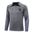 Conjunto Agasalho Treino Corinthians 24/25 - Cinza - Futx Brasil
