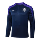 Conjunto Agasalho Treino Corinthians 24/25 - Preto e Roxo - Futx Brasil