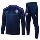 Conjunto Agasalho Treino Corinthians 24/25 - Preto e Roxo - Futx Brasil