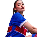 Camisa Fortaleza Feminina Home 24/25 - Vermelha e Azul - Futx Brasil
