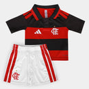 Conjunto Infantil Flamengo I 26/27 - Preto e Vermelho My Store