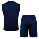 Conjunto Flamengo Comissão Técnica Regata 25/26 - Azul Escuro - Futx Brasil