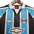 Camisa Grêmio Home 2000 Retrô - Azul e Preta - Futx Brasil