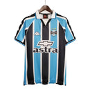 Camisa Grêmio Home 2000 Retrô - Azul e Preta - Futx Brasil