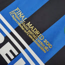 Camisa Inter de Milão Home 09/10 Retrô - Azul e Preta - Futx Brasil