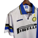 Camisa Inter de Milão Away 97/98 Retrô - Branca - Futx Brasil
