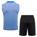 Conjunto Inter de Milão Treino Regata 24/25 - Azul - Futx Brasil
