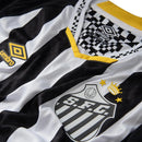 Camisa Santos Away 25/26 Jogador - Preta e Branca - Futx Brasil