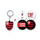 Kit Chaveiro + Adesivos CRF - Futx Brasil