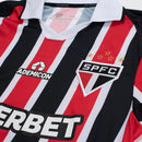 Camisa São Paulo 26/27 Away - Preta e Vermelha My Store