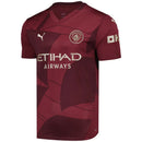 Camisa Manchester City Third 24/25 - Vermelha - Futx Brasil
