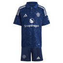 Conjunto Infantil Manchester United II 24/25 - Azul - Futx Brasil