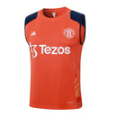 Conjunto Manchester United Treino Regata 24/25 - Laranja - Futx Brasil