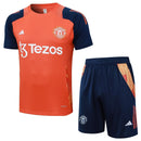 Conjunto Manchester United Treino 24/25 - Laranja - Futx Brasil