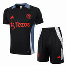 Conjunto Manchester United Treino 24/25 - Preto - Futx Brasil
